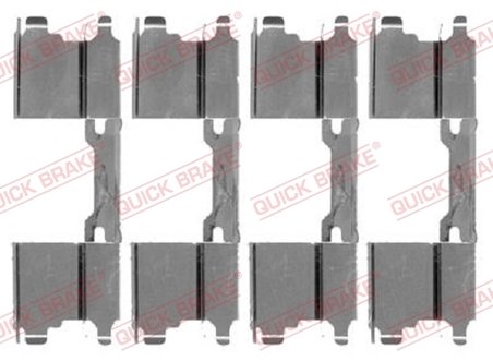 Set accesorii placute frana QUICK BRAKE 109-1762