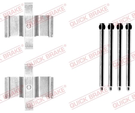 Set accesorii placute frana QUICK BRAKE 109-1765