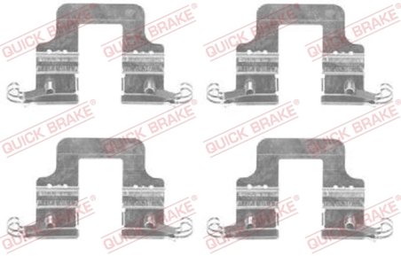 Set accesorii placute frana QUICK BRAKE 109-1766