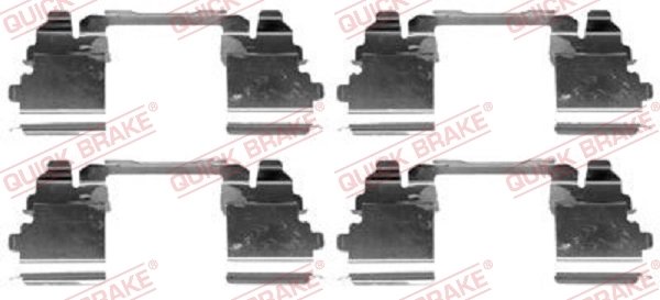 Set accesorii placute frana QUICK BRAKE 109-1768