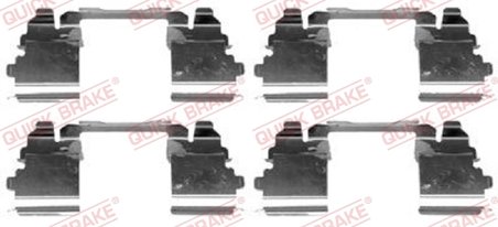 Set accesorii placute frana QUICK BRAKE 109-1768