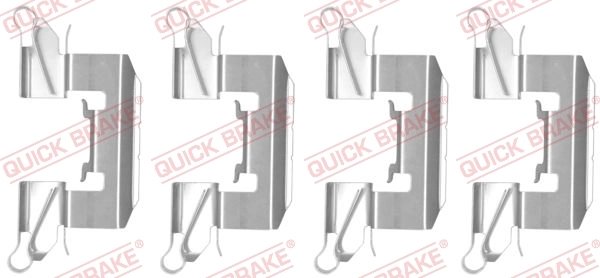 SET ACCESORII PLACUTE FRANA QUICK BRAKE 109-1772 - Compatibil cu DAIHATSU, FORD, MAZDA, SUBARU, SUZUKI