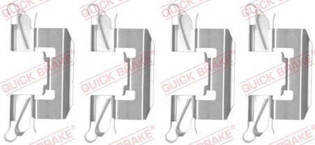SET ACCESORII PLACUTE FRANA QUICK BRAKE 109-1772 - Compatibil cu DAIHATSU, FORD, MAZDA, SUBARU, SUZUKI