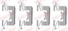 SET ACCESORII PLACUTE FRANA QUICK BRAKE 109-1772 - Compatibil cu DAIHATSU, FORD, MAZDA, SUBARU, SUZUKI