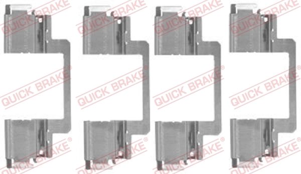 Set accesorii placute frana QUICK BRAKE 109-1774