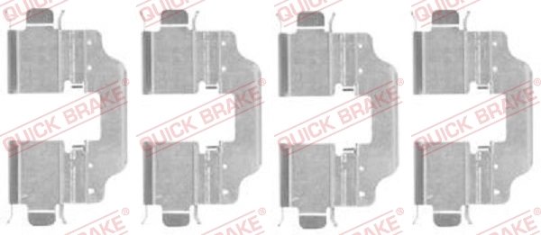 Set accesorii placute frana QUICK BRAKE 109-1773