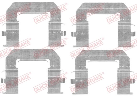 Set accesorii placute frana QUICK BRAKE 109-1776