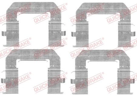 Set accesorii placute frana QUICK BRAKE 109-1776