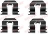Set accesorii placute frana QUICK BRAKE 109-1780