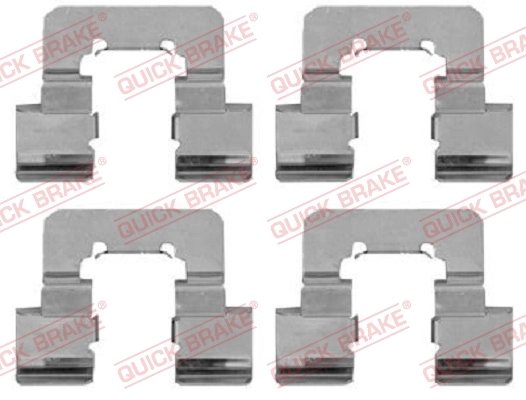 Set accesorii placute frana QUICK BRAKE 109-1781