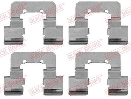 Set accesorii placute frana QUICK BRAKE 109-1781