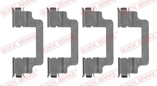 SET ACCESORII PLACUTE FRANA QUICK BRAKE 109-1779 - Compatibil cu CITROEN, FIAT, LANCIA