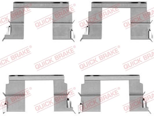 Set accesorii placute frana QUICK BRAKE 109-1783