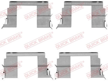 Set accesorii placute frana QUICK BRAKE 109-1783