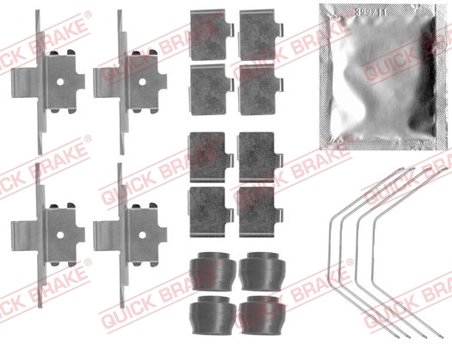 Set accesorii placute frana QUICK BRAKE 109-1791