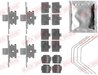 Set accesorii placute frana QUICK BRAKE 109-1791