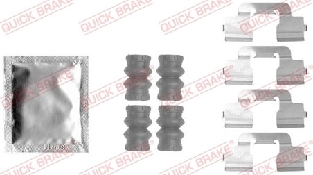 Set accesorii placute frana QUICK BRAKE 109-1797