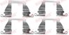Set accesorii placute frana QUICK BRAKE 109-1800