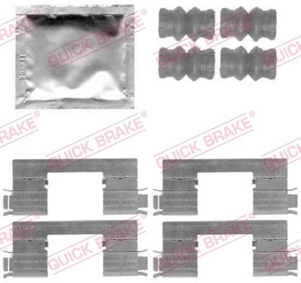 Set accesorii placute frana QUICK BRAKE 109-1798