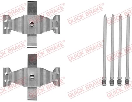 Set accesorii placute frana QUICK BRAKE 109-1804