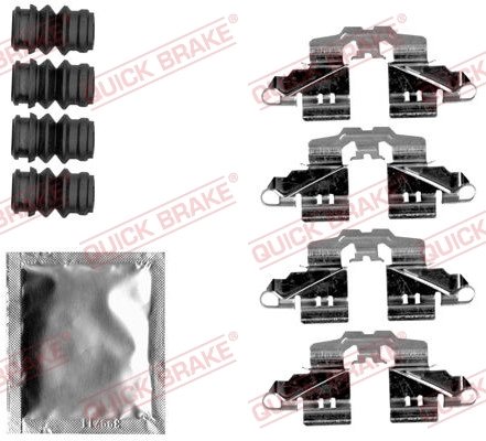 Set accesorii placute frana QUICK BRAKE 109-1808
