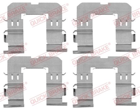 Set accesorii placute frana QUICK BRAKE 109-1816