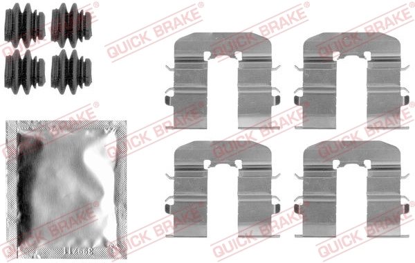 Set accesorii placute frana QUICK BRAKE 109-1814