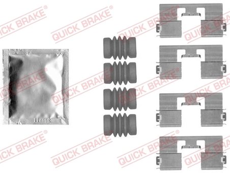 Set accesorii placute frana QUICK BRAKE 109-1818