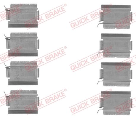 Set accesorii placute frana QUICK BRAKE 109-1820