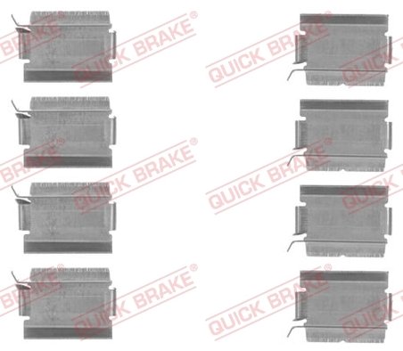 Set accesorii placute frana QUICK BRAKE 109-1820
