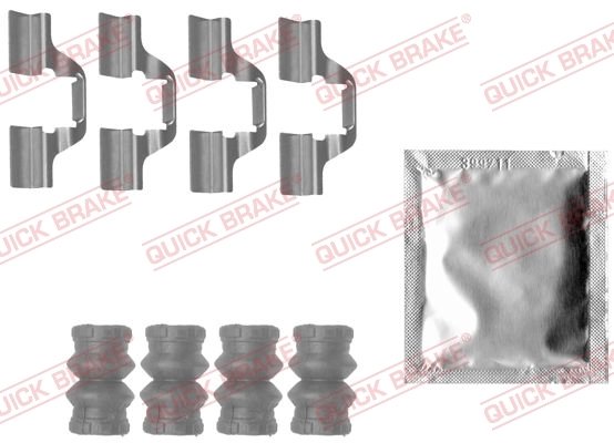Set accesorii placute frana QUICK BRAKE 109-1827