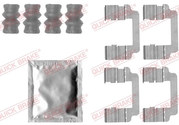 SET ACCESORII PLACUTE FRANA QUICK BRAKE 109-1830 - Compatibil cu OPEL, SAAB, VAUXHALL