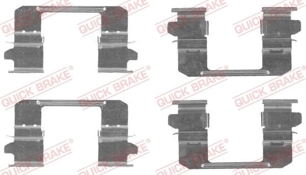 Set accesorii placute frana QUICK BRAKE 109-1834