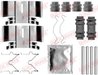 Set accesorii placute frana QUICK BRAKE 109-1836
