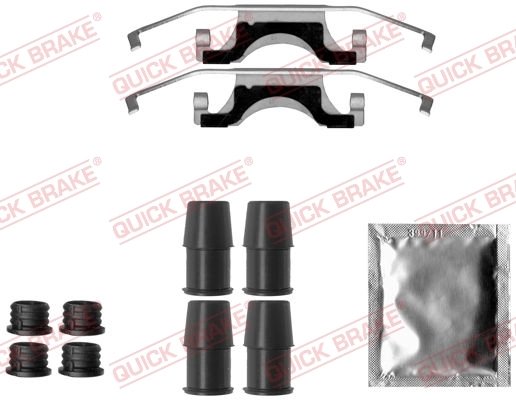 SET ACCESORII PLACUTE FRANA QUICK BRAKE 109-1843 - Compatibil cu MERCEDES-BENZ
