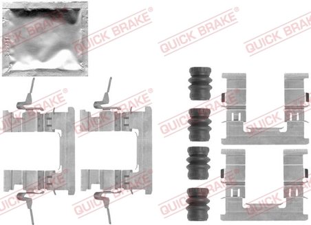 SET ACCESORII PLACUTE FRANA QUICK BRAKE 109-1853 - Compatibil cu NISSAN