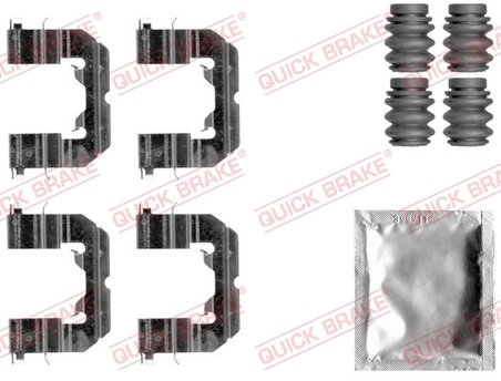 SET ACCESORII PLACUTE FRANA QUICK BRAKE 109-1859 - Compatibil cu HYUNDAI, KIA