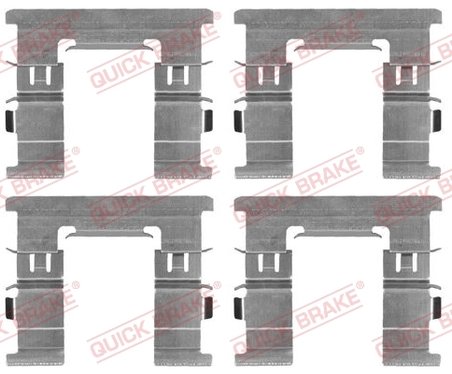 Set accesorii placute frana QUICK BRAKE 109-1869