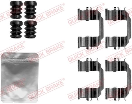 SET ACCESORII PLACUTE FRANA QUICK BRAKE 109-1870 - Compatibil cu CHEVROLET, DAEWOO, OPEL