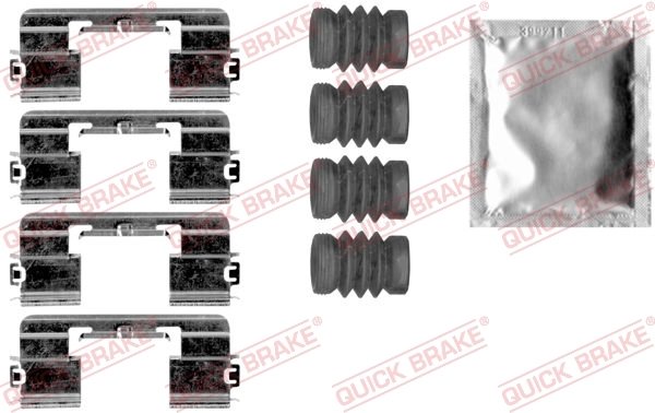 Set accesorii placute frana QUICK BRAKE 109-1875