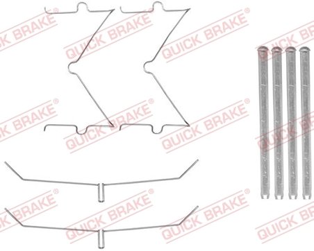Set accesorii placute frana QUICK BRAKE 109-1885
