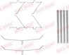 Set accesorii placute frana QUICK BRAKE 109-1885