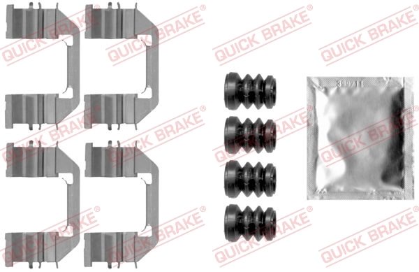 Set accesorii placute frana QUICK BRAKE 109-1888