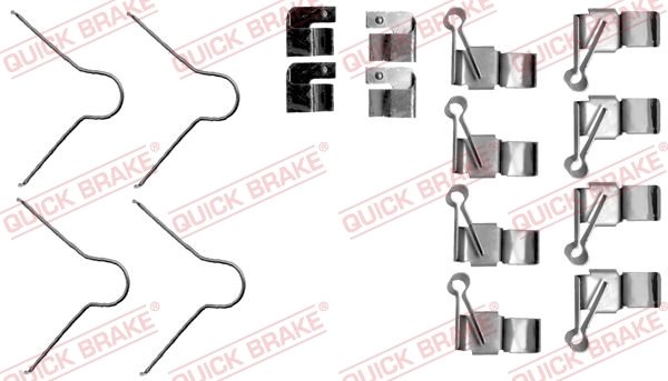 Set accesorii placute frana QUICK BRAKE 109-1895