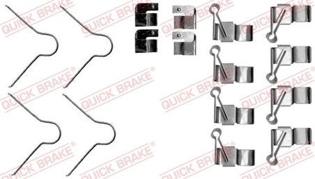 Set accesorii placute frana QUICK BRAKE 109-1895