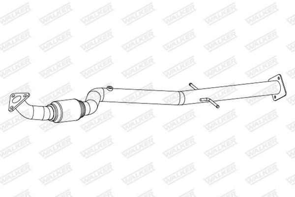 RACORD EVACUARE WALKER 10911 - Compatibil cu OPEL, VAUXHALL