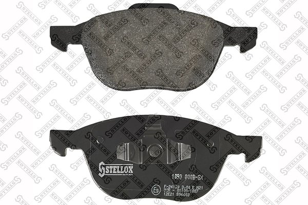 Set placute frana Stellox 1093 000B-SX