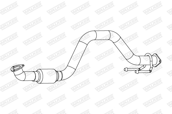 RACORD EVACUARE WALKER 10960 - Compatibil cu SEAT, SKODA, VW