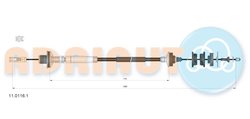 CABLU AMBREIAJ ADRIAUTO 11.0116.1 - Compatibil cu CITROEN, FIAT, LANCIA, PEUGEOT