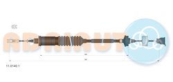 CABLU AMBREIAJ ADRIAUTO 11.0140.1 - Compatibil cu CITROEN, FIAT, LANCIA, PEUGEOT